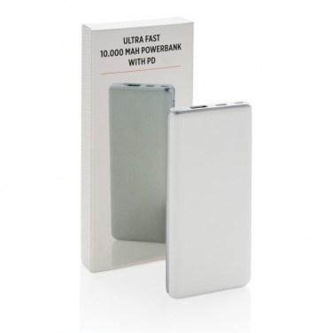 Logotrade promotional item picture of: Ultra fast 10.000 mAh powerbank with PD