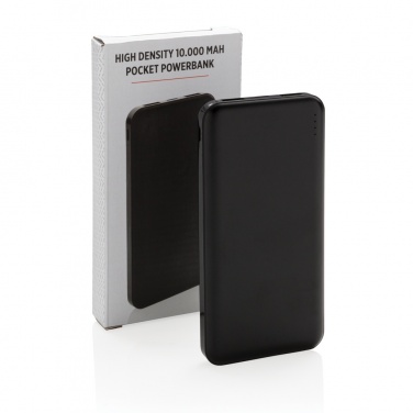 Logo trade promotional products picture of: High Density 10.000 mAh Pocket Powerbank