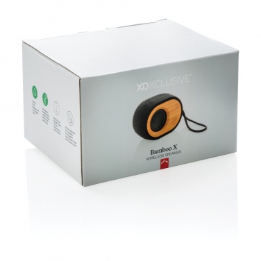 Logo trade promotional items picture of: Bamboo X  speaker