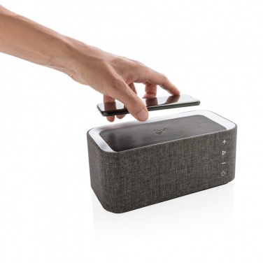 Logo trade advertising products picture of: Vogue wireless charging speaker