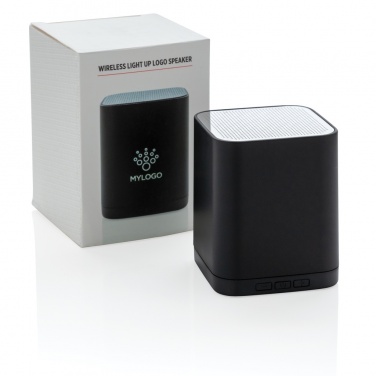 Logotrade promotional merchandise picture of: Light up logo wireless speaker