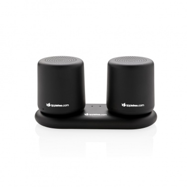 Logotrade promotional item picture of: Double induction charging speaker