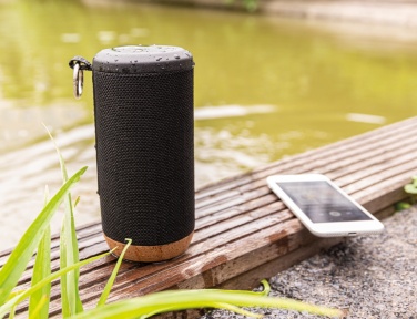 Logo trade advertising products picture of: Baia 10W wireless speaker, cork