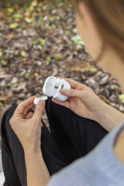 Logo trade promotional item photo of: TWS earbuds in UV-C sterilising charging case