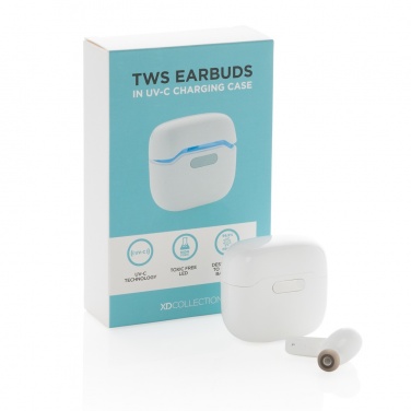 Logotrade corporate gifts photo of: TWS earbuds in UV-C sterilising charging case