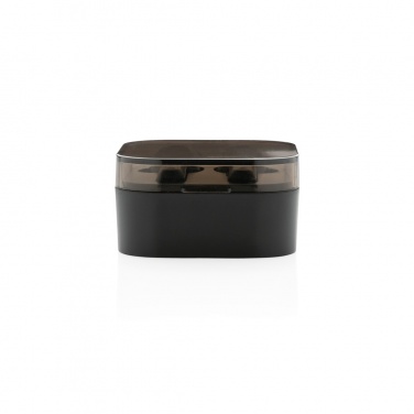Logo trade promotional gifts picture of: TWS earbuds in wireless charging case