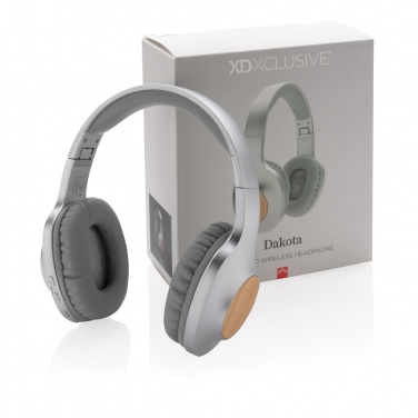 Logotrade corporate gifts photo of: Dakota Bamboo wireless headphone