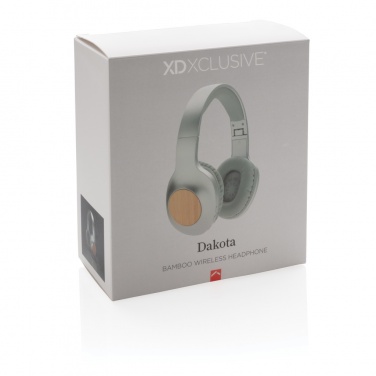 Logotrade promotional merchandise image of: Dakota Bamboo wireless headphone