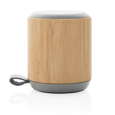 Logotrade advertising product picture of: Bamboo and fabric 3W wireless speaker