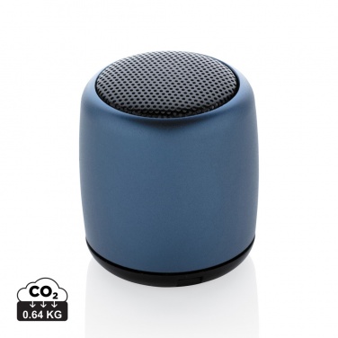Logo trade advertising product photo of: Mini aluminium wireless speaker