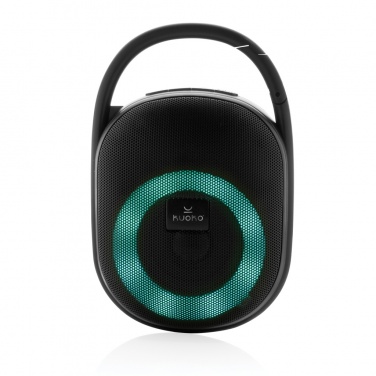 Logotrade promotional merchandise photo of: RCS recycled plastic Lightboom 5W Clip speaker