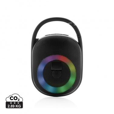 Logotrade corporate gift picture of: RCS recycled plastic Lightboom 5W Clip speaker