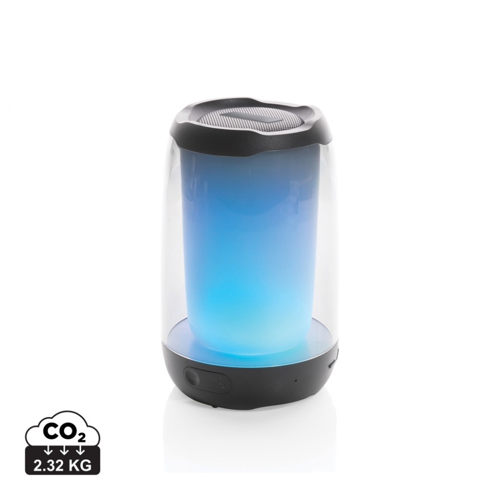 Logo trade corporate gifts picture of: RCS recycled plastic Lightboom 5W speaker