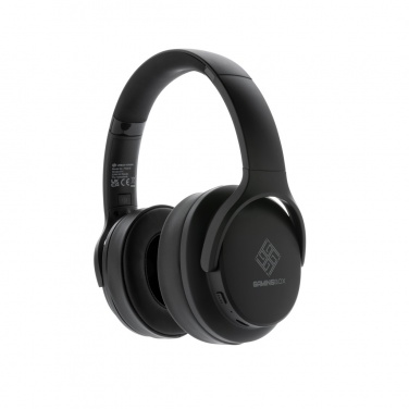 Logo trade corporate gifts image of: Urban Vitamin Palo Alto RCS rplastic headphone