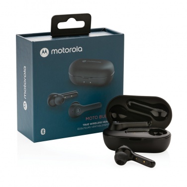 Logotrade promotional product picture of: Motorola IPX5 TWS MOTO buds 85