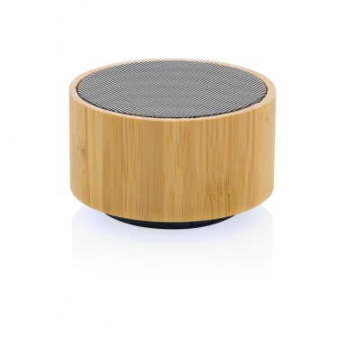 Logotrade promotional product image of: RCS recycled plastic and bamboo 3W wireless speaker