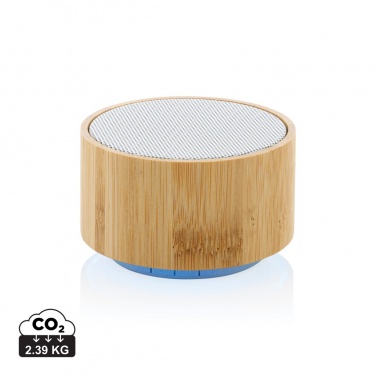 Logotrade promotional item picture of: RCS recycled plastic and bamboo 3W wireless speaker