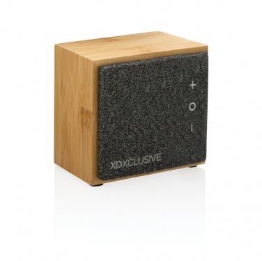 Logo trade promotional gifts picture of: Wynn 5W bamboo wireless speaker