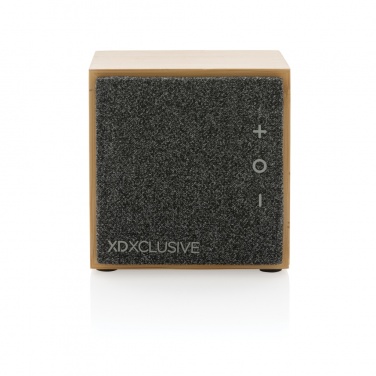 Logotrade advertising products photo of: Wynn 5W bamboo wireless speaker