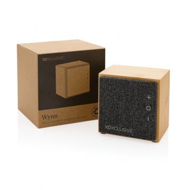 Logotrade promotional product image of: Wynn 5W bamboo wireless speaker