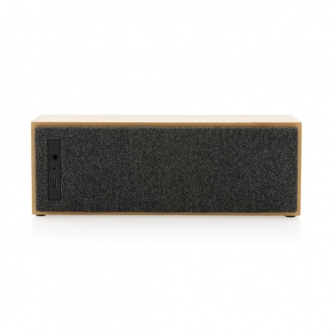 Logotrade promotional product picture of: Wynn 10W bamboo wireless speaker