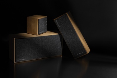 Logo trade promotional merchandise photo of: Wynn 20W bamboo wireless speaker