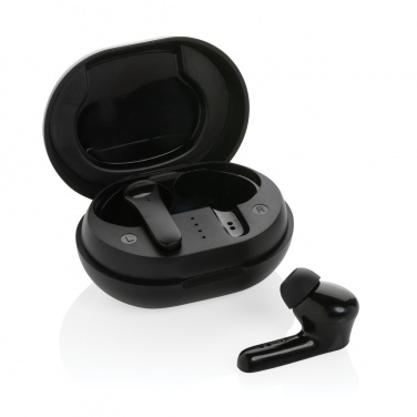 Logo trade promotional merchandise photo of: RCS standard recycled plastic TWS earbuds