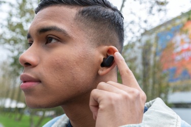 Logotrade promotional giveaway image of: Urban Vitamin Gilroy hybrid ANC and ENC earbuds