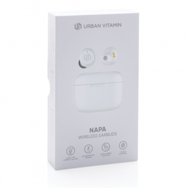 Logo trade promotional products image of: Urban Vitamin Napa earbuds