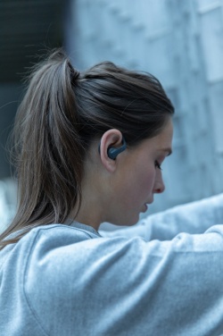 Logotrade promotional giveaway picture of: Urban Vitamin Pacifica RCS rplastic earbuds