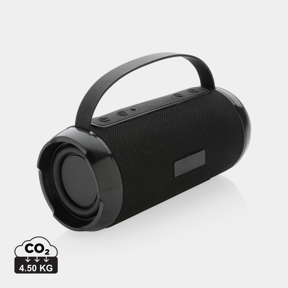 Logo trade promotional products image of: RCS recycled plastic Soundboom waterproof 6W speaker