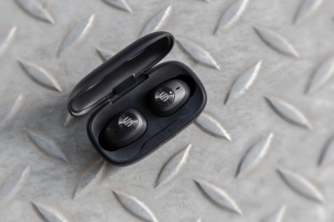 Logo trade corporate gifts image of: Urban Vitamin Palm Springs RCS rplastic ENC earbuds