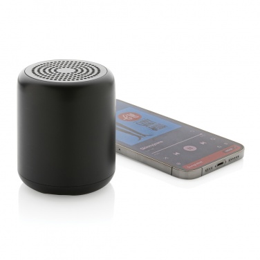 Logo trade promotional merchandise image of: RCS certified recycled plastic 5W Wireless speaker