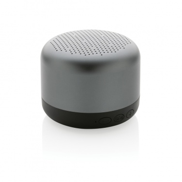 Logo trade promotional merchandise picture of: Terra RCS recycled aluminium 5W wireless speaker
