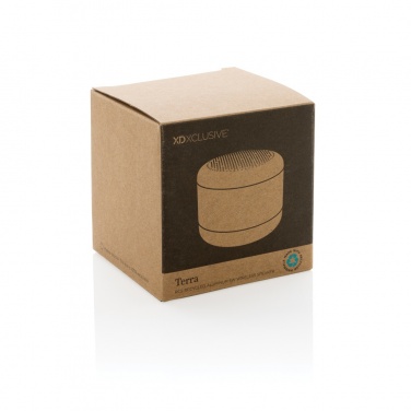 Logo trade promotional products picture of: Terra RCS recycled aluminium 5W wireless speaker