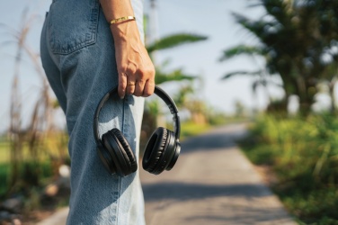 Logo trade promotional products picture of: Terra RCS recycled aluminium wireless headphone
