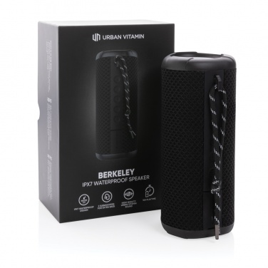 Logo trade promotional product photo of: Urban Vitamin Berkeley IPX7 waterproof 10W speaker