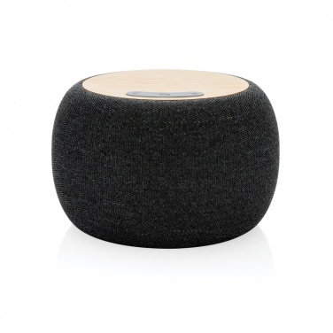 Logo trade advertising products picture of: RCS Rplastic/PET and bamboo 5W speaker