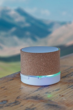 Logo trade promotional giveaways image of: Cork 3W wireless speaker