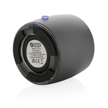 Logotrade promotional giveaway picture of: Swiss Peak RCS recycled aluminum 3W bass speaker