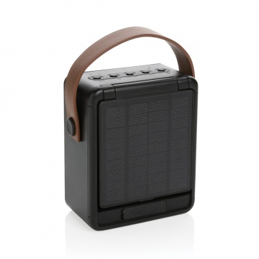 Logo trade promotional items image of: Skywave RCS recycled plastic solar speaker 12W