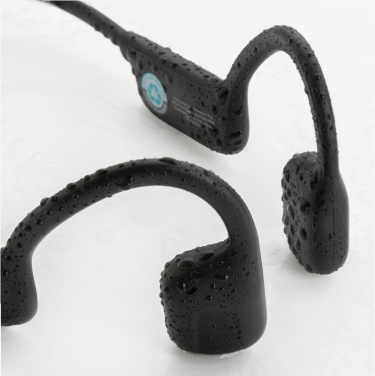 Logo trade promotional giveaways image of: Urban Vitamin Glendale RCS rplastic air conductive headphone