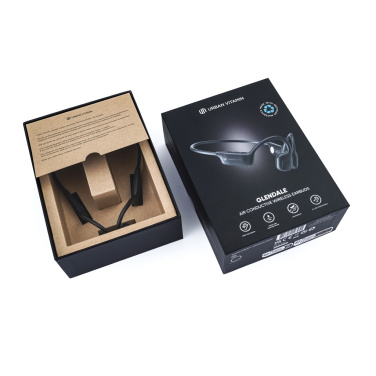 Logo trade corporate gifts picture of: Urban Vitamin Glendale RCS rplastic air conductive headphone