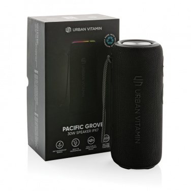 Logo trade promotional item photo of: Urban Vitamin Pacific Grove RCS rplastic 30W speaker IPX7