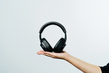 Logo trade promotional giveaway photo of: Irvine RCS recycled and repairable ANC wireless headphone