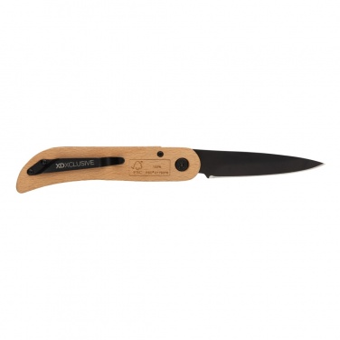 Logo trade promotional merchandise image of: Nemus Luxury Wooden knife with lock