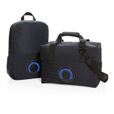 Logo trade promotional merchandise picture of: Party speaker cooler bag