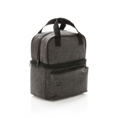 Logo trade promotional gift photo of: Cooler bag with 2 insulated compartments
