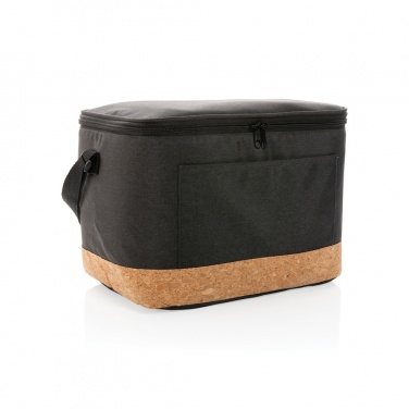Logo trade promotional giveaways image of: Impact AWARE™ XL RPET two tone cooler bag with cork detail