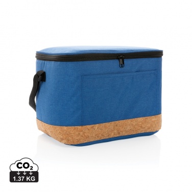 Logo trade promotional item photo of: Impact AWARE™ XL RPET two tone cooler bag with cork detail